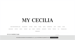 Desktop Screenshot of mycecilia.blogg.se