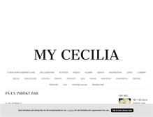 Tablet Screenshot of mycecilia.blogg.se