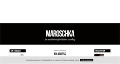 Desktop Screenshot of maroschka.blogg.se