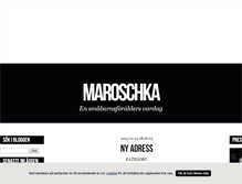 Tablet Screenshot of maroschka.blogg.se