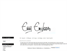 Tablet Screenshot of ebbaaeriksson.blogg.se