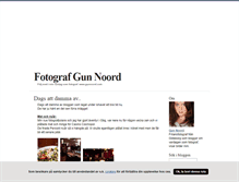 Tablet Screenshot of fotografgunnoord.blogg.se