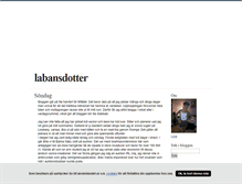 Tablet Screenshot of labansdotter.blogg.se