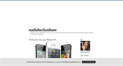 Desktop Screenshot of nadiabeckenham.blogg.se