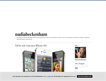 Tablet Screenshot of nadiabeckenham.blogg.se