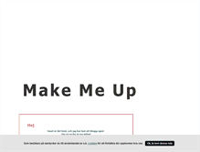 Tablet Screenshot of makemeup.blogg.se