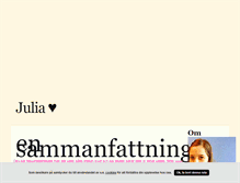 Tablet Screenshot of juliaahedstrom.blogg.se