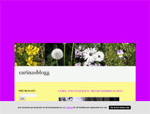 Tablet Screenshot of carinasblogg.blogg.se
