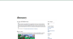 Desktop Screenshot of dinosaury.blogg.se