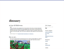 Tablet Screenshot of dinosaury.blogg.se