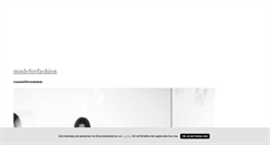 Desktop Screenshot of madeforfashion.blogg.se