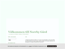 Tablet Screenshot of norrbygard.blogg.se