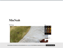 Tablet Screenshot of missnea.blogg.se