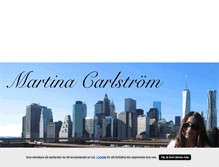 Tablet Screenshot of martinacarlstroms.blogg.se