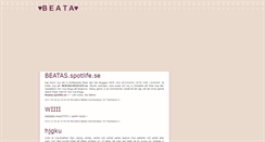 Desktop Screenshot of beataofsweden.blogg.se