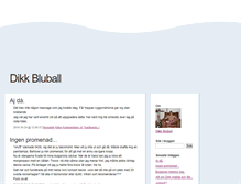 Tablet Screenshot of dikkbluball.blogg.se