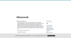 Desktop Screenshot of hilmasmusik.blogg.se