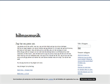 Tablet Screenshot of hilmasmusik.blogg.se