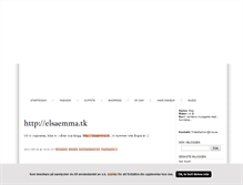 Tablet Screenshot of elsasv.blogg.se