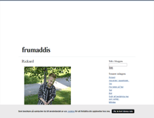 Tablet Screenshot of frumaddis.blogg.se