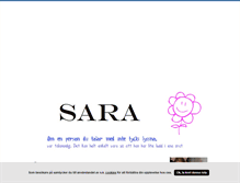 Tablet Screenshot of forsbergsara.blogg.se