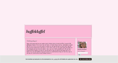 Desktop Screenshot of huffelduffel.blogg.se
