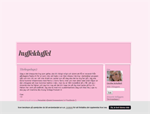 Tablet Screenshot of huffelduffel.blogg.se