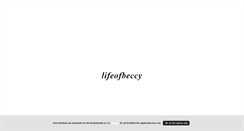 Desktop Screenshot of lifeofbeccy.blogg.se