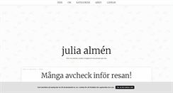 Desktop Screenshot of juliaalmen.blogg.se