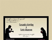 Tablet Screenshot of cassandraochcatrin.blogg.se