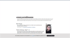Desktop Screenshot of emmyarmittnamn.blogg.se