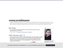 Tablet Screenshot of emmyarmittnamn.blogg.se