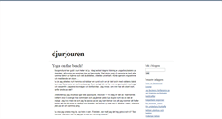 Desktop Screenshot of djurjouren.blogg.se