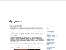 Tablet Screenshot of djurjouren.blogg.se