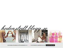 Tablet Screenshot of hedenstedt.blogg.se
