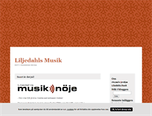 Tablet Screenshot of liljedahlsmusik.blogg.se