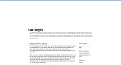 Desktop Screenshot of carringer.blogg.se