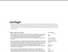 Tablet Screenshot of carringer.blogg.se