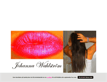 Tablet Screenshot of johannawahlstroom.blogg.se