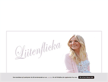 Tablet Screenshot of liitenflicka.blogg.se