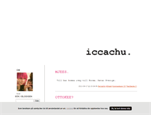 Tablet Screenshot of iccachu.blogg.se