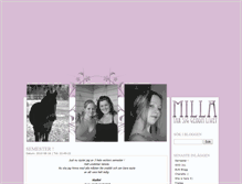Tablet Screenshot of camillamm.blogg.se