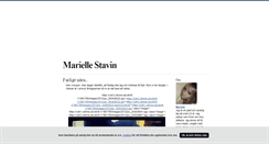 Desktop Screenshot of mariellestavin.blogg.se