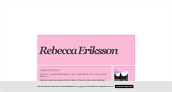 Desktop Screenshot of erikssonrebecca.blogg.se