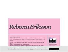 Tablet Screenshot of erikssonrebecca.blogg.se