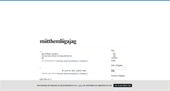 Desktop Screenshot of miitthemliigajag.blogg.se