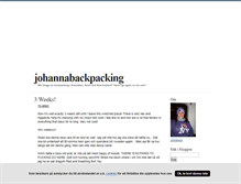 Tablet Screenshot of johannabackpacking.blogg.se