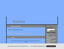 Tablet Screenshot of karolinajamtin.blogg.se