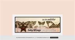 Desktop Screenshot of inkywings.blogg.se