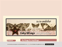 Tablet Screenshot of inkywings.blogg.se